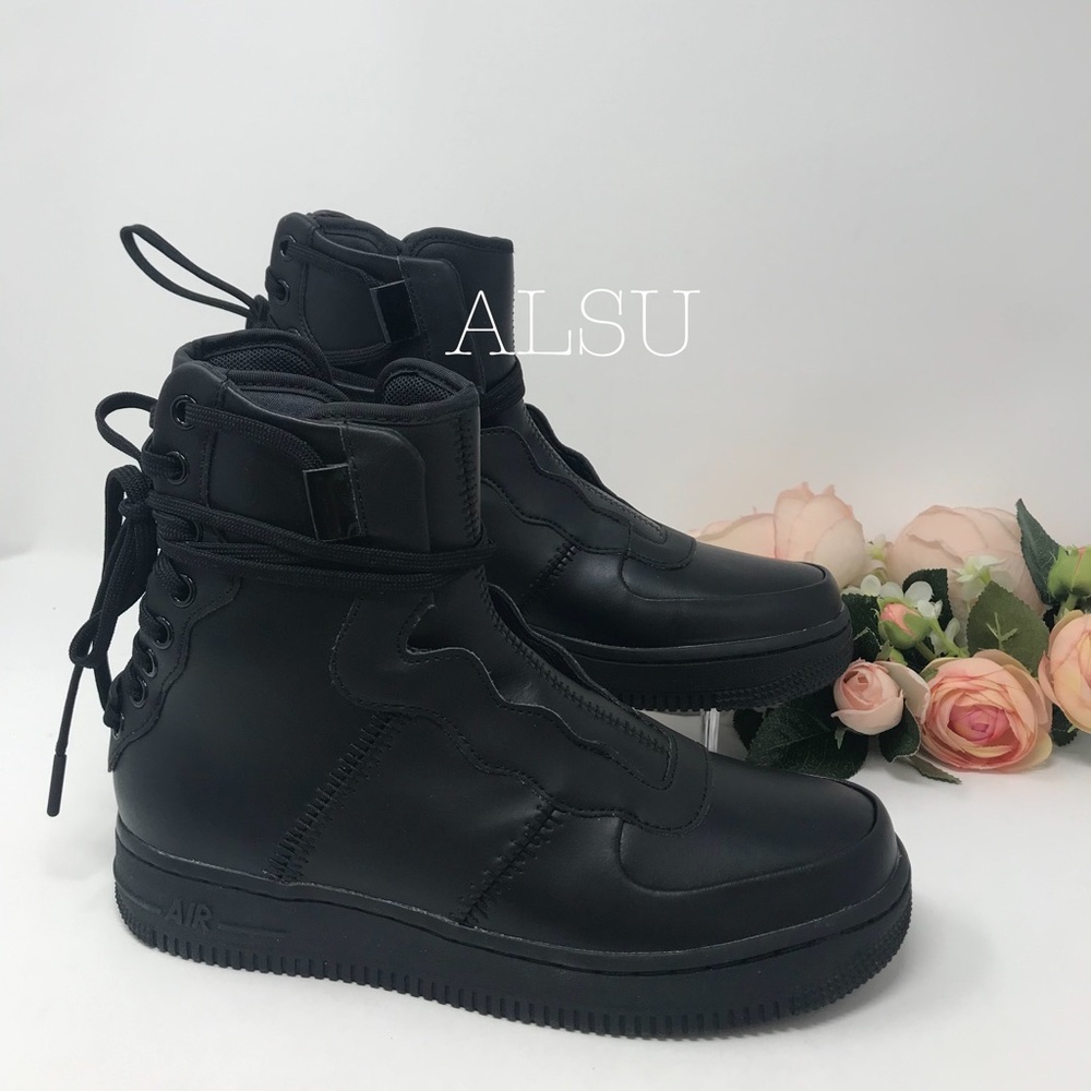 Nike Air 1 Force Rebel XX Leather Black W AUTHENT - Picture 2 of 8